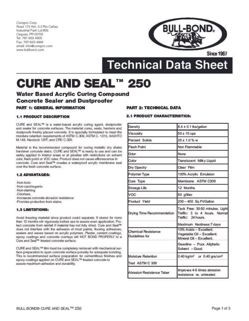 thumbnail of TDS_CURE AND SEAL 250_APR.2017