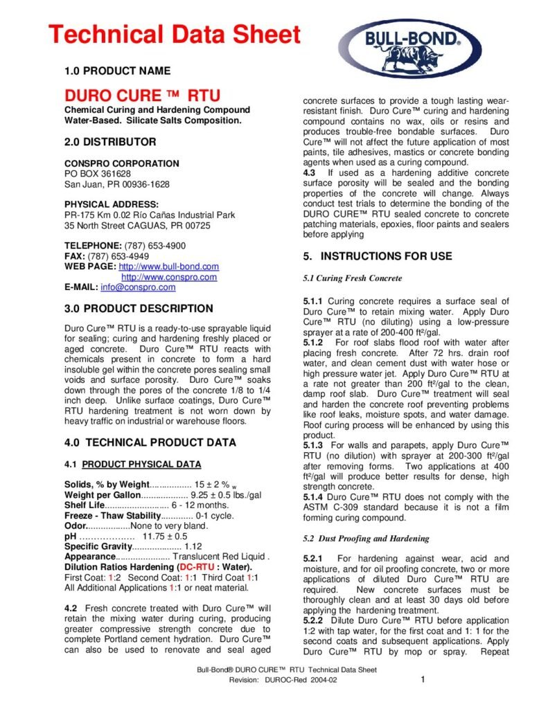 thumbnail of TDS_DURO CURE RTU_MAY.2007