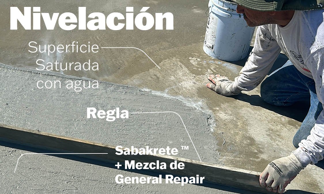 Nivelación con Sabakrete